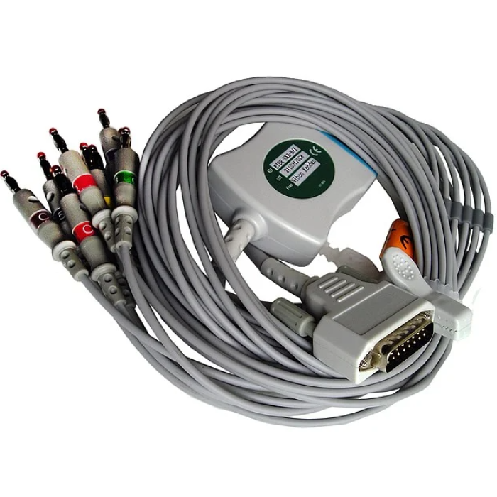 ЗНИЖКА+ Кабель до ЕКГ Nihon Kohden ECG-9000, 9010, 9020, 9020K, 9130, 9100