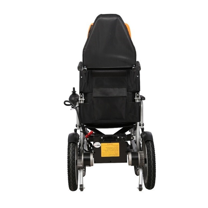 ЗНИЖКА+ Складана електрична коляска для інвалідів з підголовником MIRID D6036C. Літієва батарея – 20аг.
