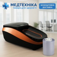 Аппарат для надевания бахил из ПВХ-пленки Бронзовый + 1 рулон