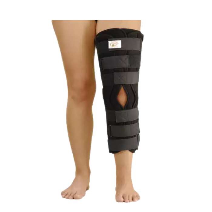 ЗНИЖКА+ Бандаж з поліцентричними анатомічними шарнірами для сильної фіксації колінного суглоба з регульованим кутом згинання-розгинання арт. К-1ПШ-2