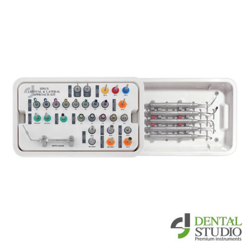 Набор для открытого и закрытого синус-лифтинга Sinus Crestal Kit & Sinus Lateral Kit